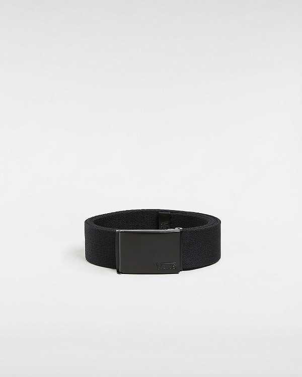 Black Unisex Vans Deppster Web Belts Canada | VN1257498
