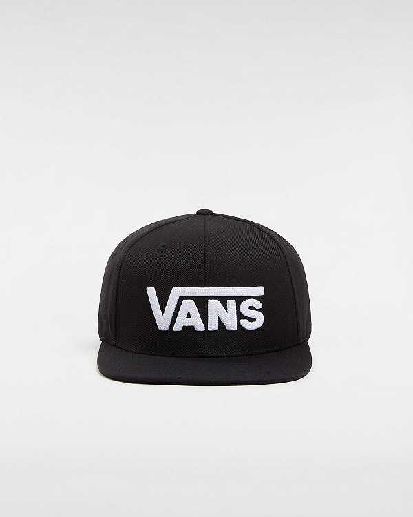 Black Unisex Vans Drop V Hats Canada | VN0527316