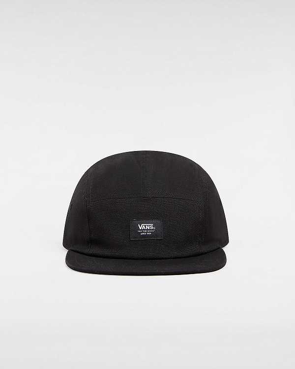Black Unisex Vans Easy Patch Camper Hats Canada | VN9748123