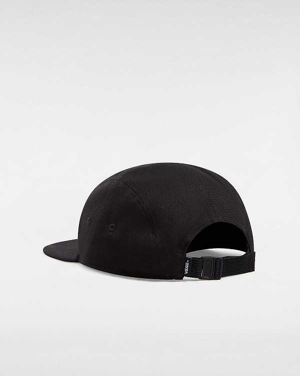 Black Unisex Vans Easy Patch Camper Hats Canada | VN9748123