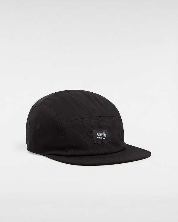 Black Unisex Vans Easy Patch Camper Hats Canada | VN9748123