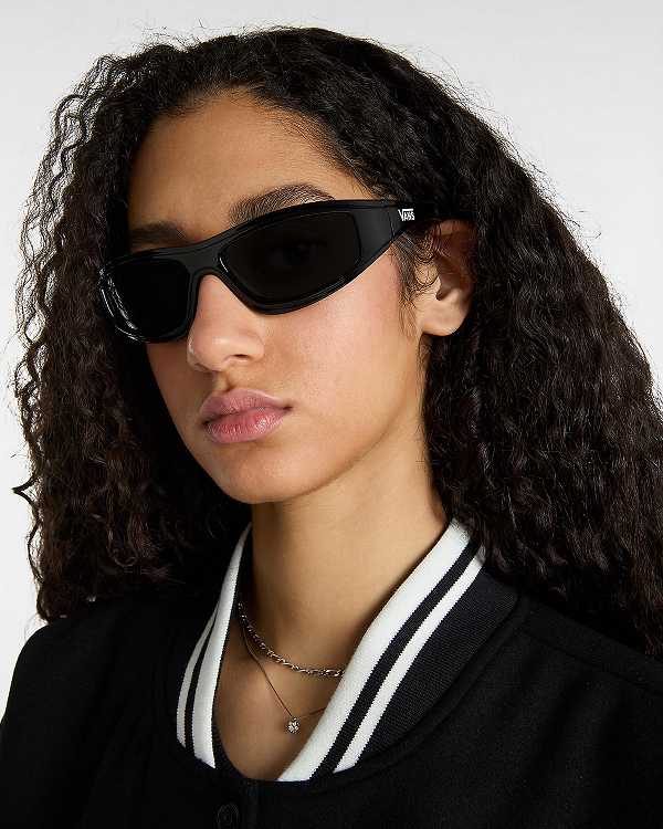 Black Unisex Vans Felix Sunglasses Canada | VN3541762
