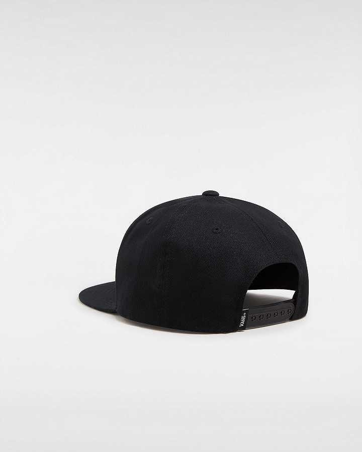 Black Unisex Vans Full Patch Hats Canada | VN4938105