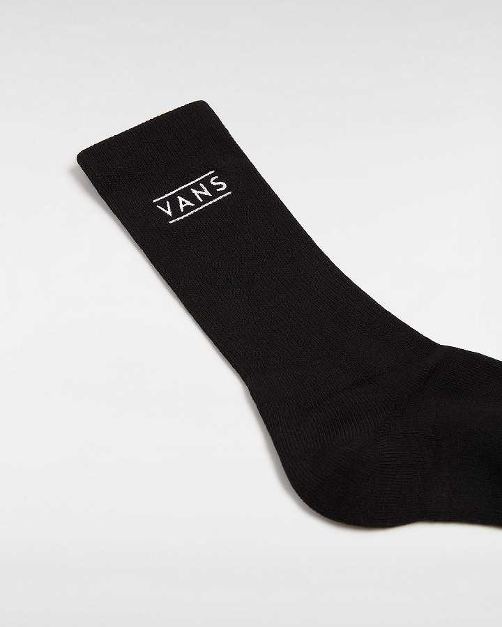 Black Unisex Vans Half Box Crew (1 Pair) Socks Canada | VN8902145