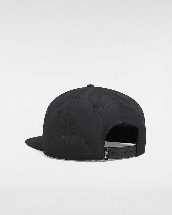 Black Unisex Vans Half Box Low Unstructured Hats Canada | VN4189075