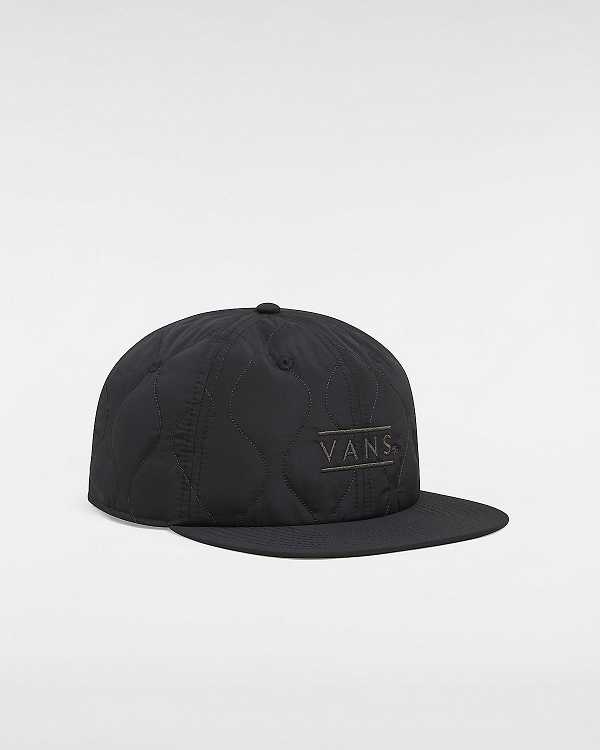 Black Unisex Vans Half Box Low Unstructured Hats Canada | VN4189075