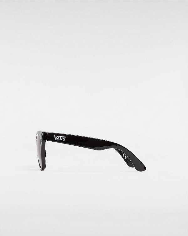 Black Unisex Vans Hip Cat Sunglasses Canada | VN6591374