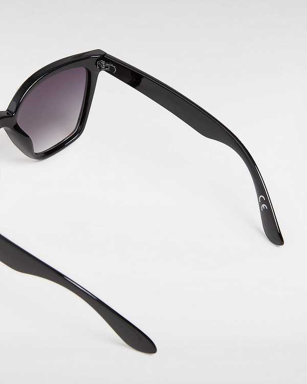 Black Unisex Vans Hip Cat Sunglasses Canada | VN6591374