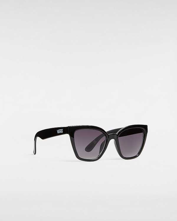 Black Unisex Vans Hip Cat Sunglasses Canada | VN6591374