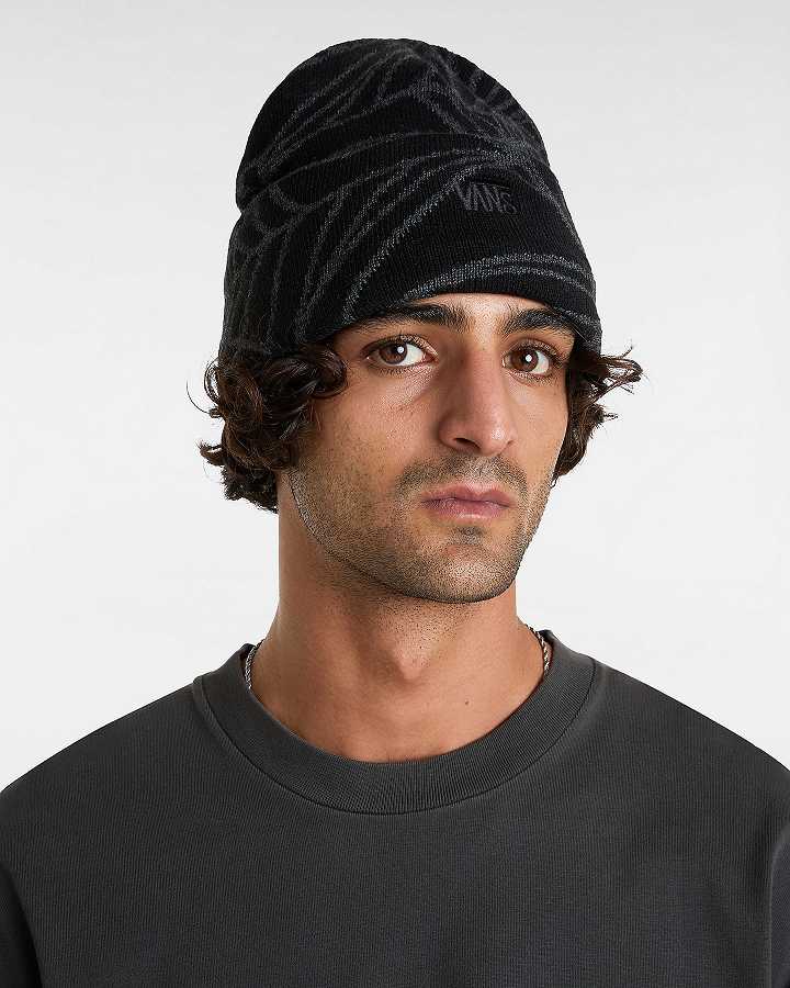 Black Unisex Vans MTE Expedition Tall Cuff Beanie Canada | VN2861095