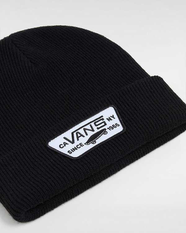 Black Unisex Vans Milford Beanie Canada | VN7240813