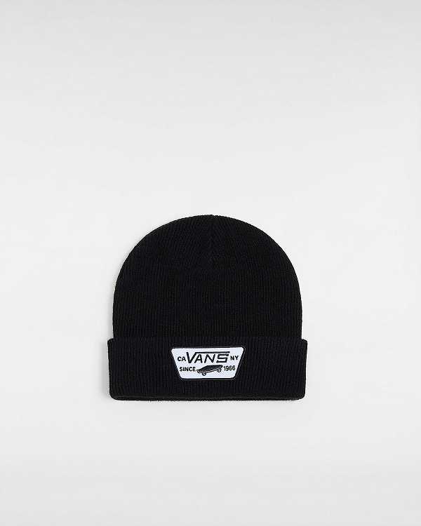 Black Unisex Vans Milford Beanie Canada | VN7240813