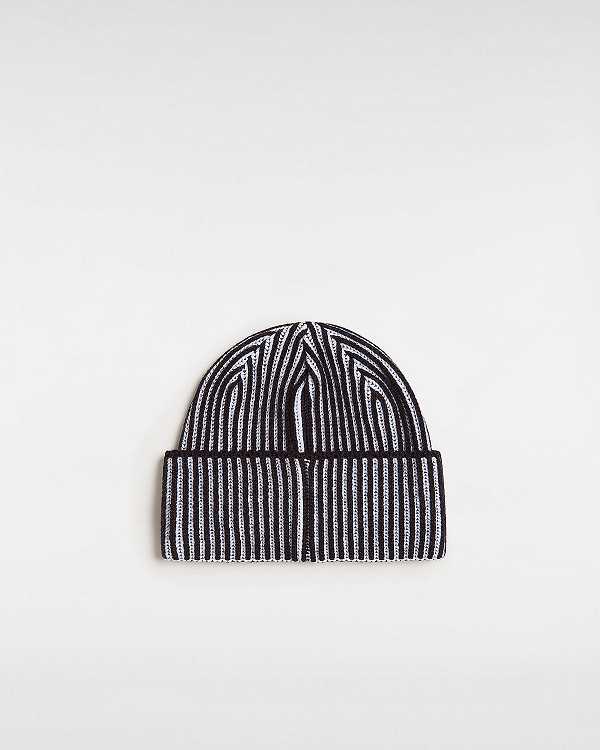 Black Unisex Vans Nesbit Cuff Beanie Canada | VN2314978