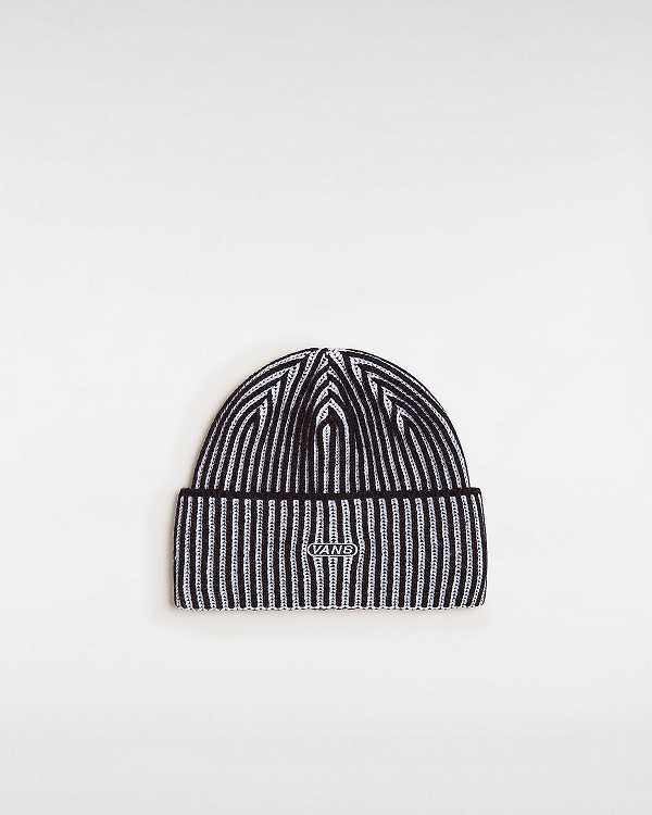 Black Unisex Vans Nesbit Cuff Beanie Canada | VN2314978