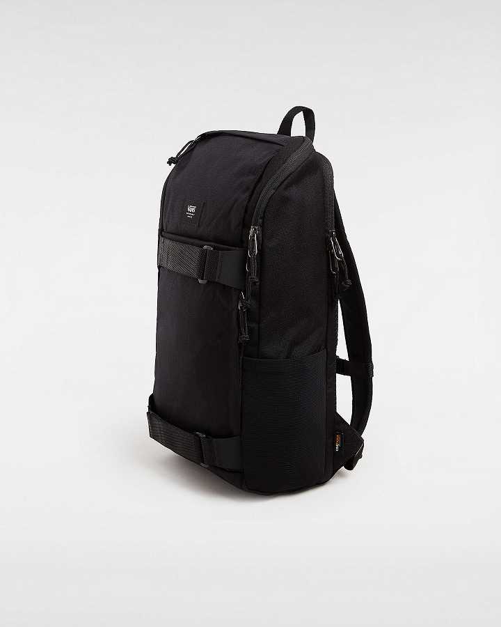 Black Unisex Vans Obstacle Backpacks Canada | VN0923475