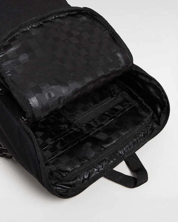 Black Unisex Vans Obstacle Backpacks Canada | VN0923475