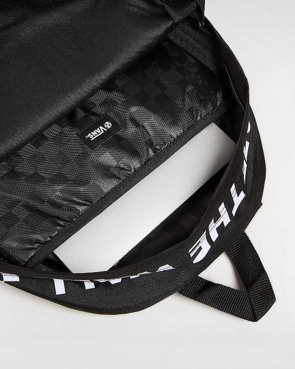 Black Unisex Vans Old Skool Backpacks Canada | VN3542891