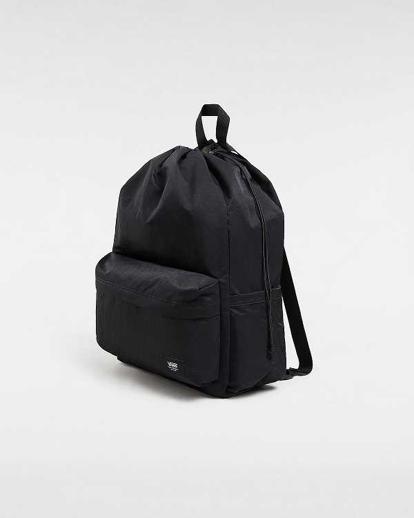 Black Unisex Vans Old Skool Cinch Backpacks Canada | VN7042893