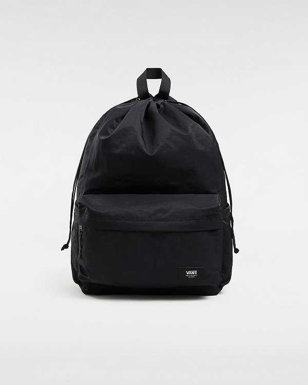 Black Unisex Vans Old Skool Cinch Backpacks Canada | VN7042893