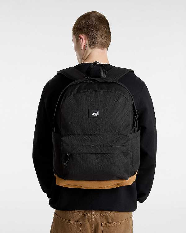 Black Unisex Vans Old Skool Sport Backpacks Canada | VN6789012