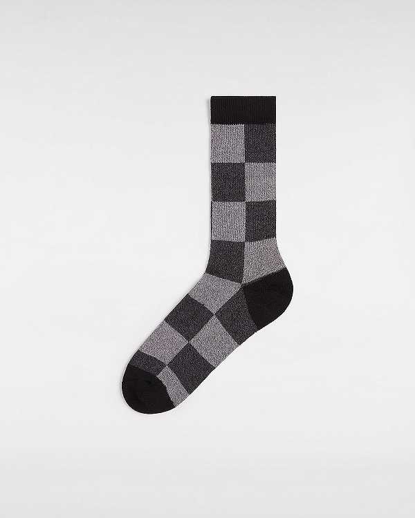 Black Unisex Vans Original Crew (1 Pair) Socks Canada | VN0174862