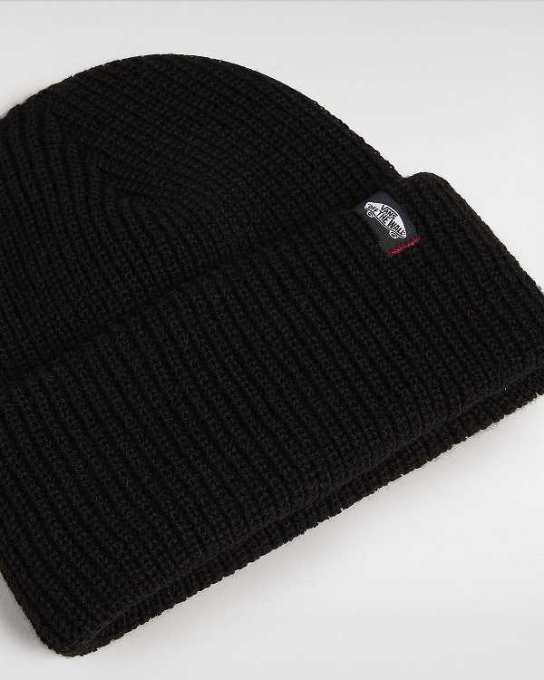 Black Unisex Vans Original Shallow Cuff Beanie Canada | VN7530469