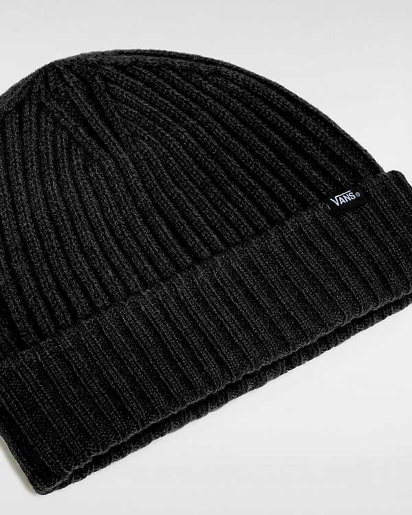 Black Unisex Vans Shallow Cuff Beanie Canada | VN6274913