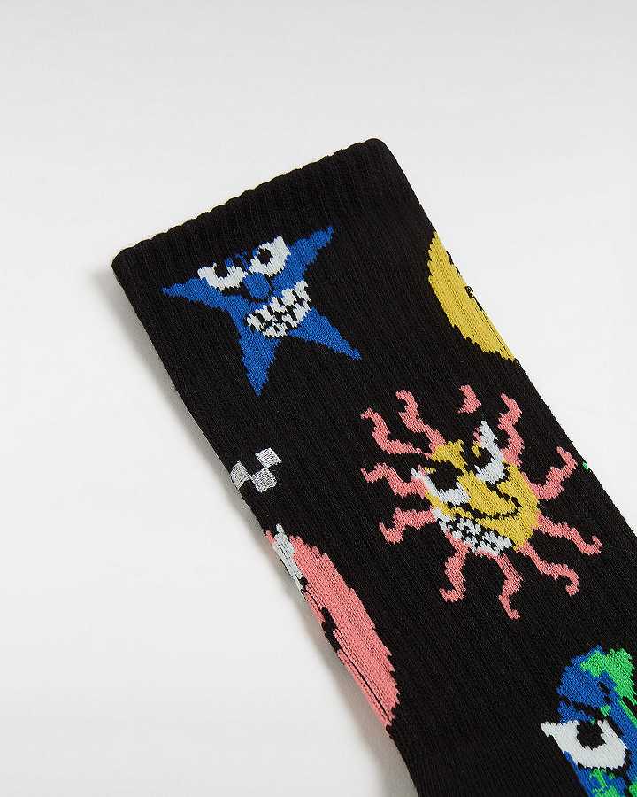 Black Unisex Vans Skate Clay Crew (1 pair) Socks Canada | VN7348290