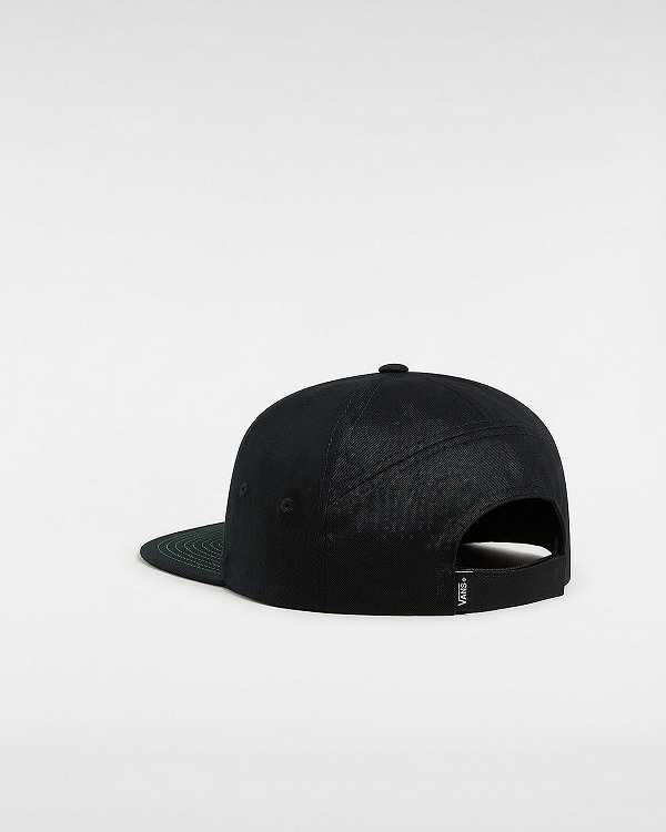 Black Unisex Vans Spray On Jockey Hats Canada | VN5213948