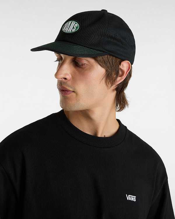 Black Unisex Vans Spray On Jockey Hats Canada | VN5213948
