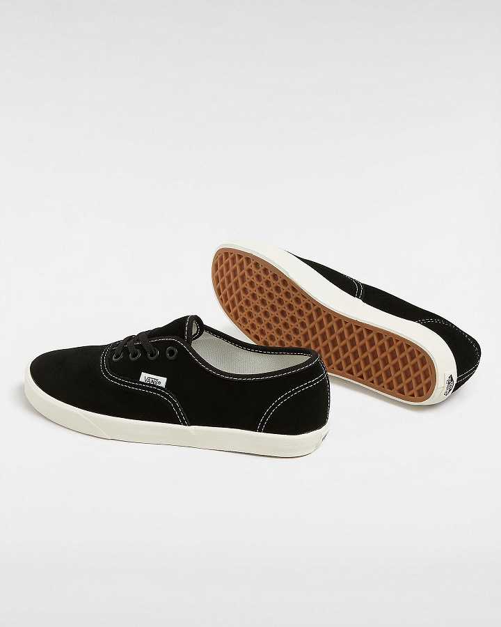 Black Women Vans Authentic Lowpro Suede Sneakers Canada | VN6950817