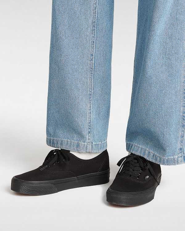 Black Women Vans Authentic Sneakers Canada | VN3649185