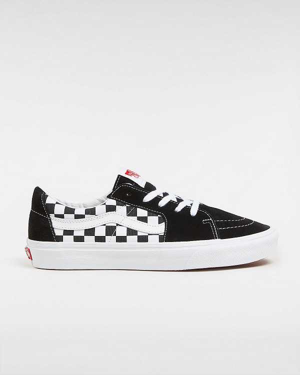 Black Women Vans Canvas/Suede SK8-Low Skate Shoes Canada | VN2897354