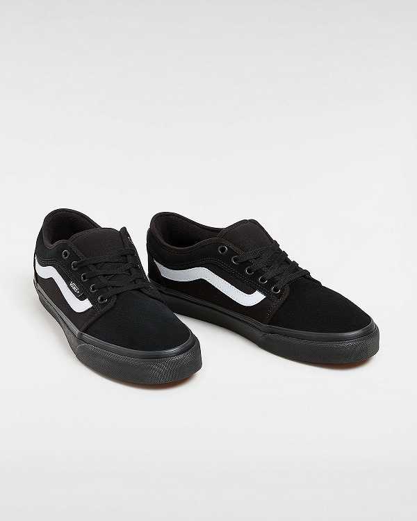 Black Women Vans Chukka Low Sidestripe Skate Shoes Canada | VN2158934