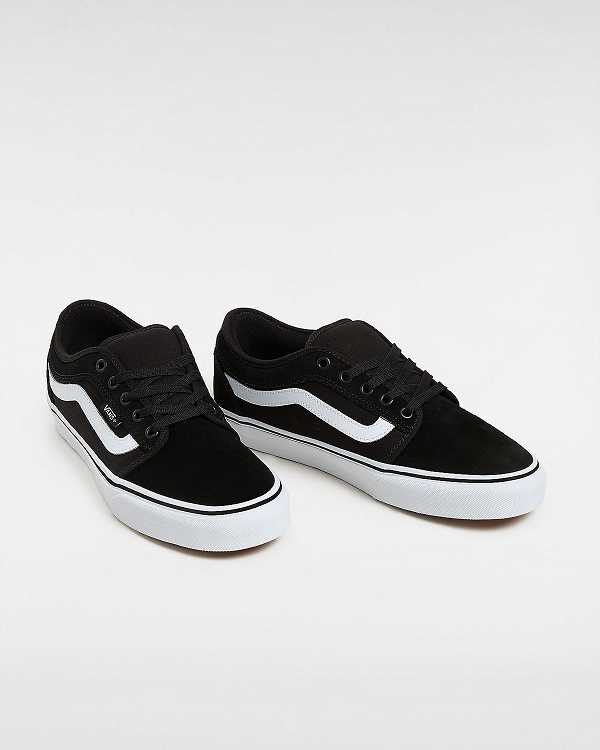 Black Women Vans Chukka Low Sidestripe Skate Shoes Canada | VN8142573