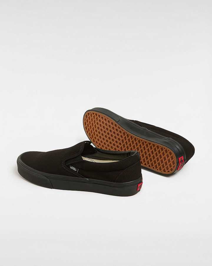 Black Women Vans Classic Slip On Shoes Canada | VN6490758