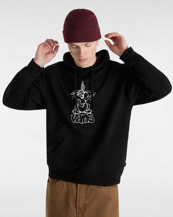 Black Women Vans Crazy Eddy 66 Loose Hoodie Canada | VN5147209