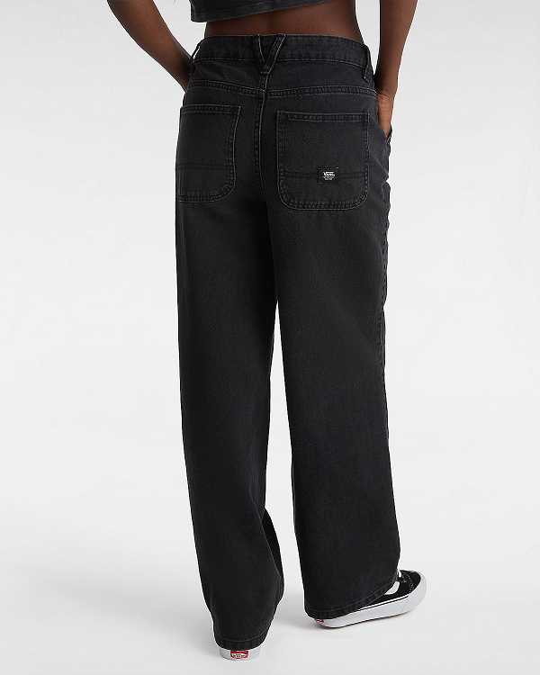 Black Women Vans Curbside Pants Canada | VN3458072