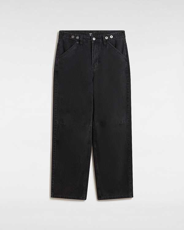 Black Women Vans Curbside Pants Canada | VN3458072
