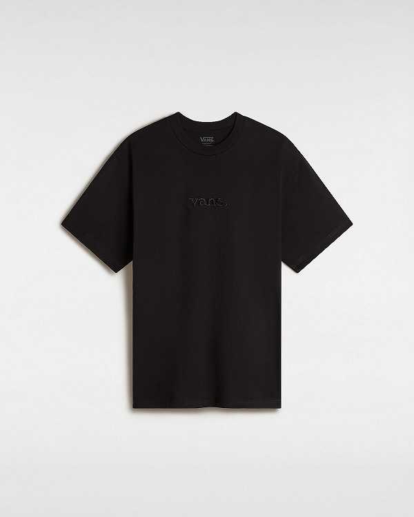 Black Women Vans Essential Loose T Shirts Canada | VN5946183
