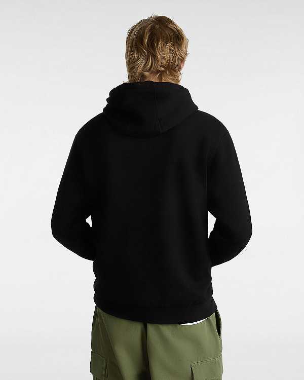 Black Women Vans Essential Relaxed Hoodie Canada | VN2896351