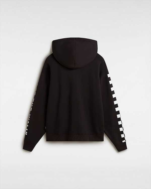 Black Women Vans Extra Fun Oversized Hoodie Canada | VN1258490