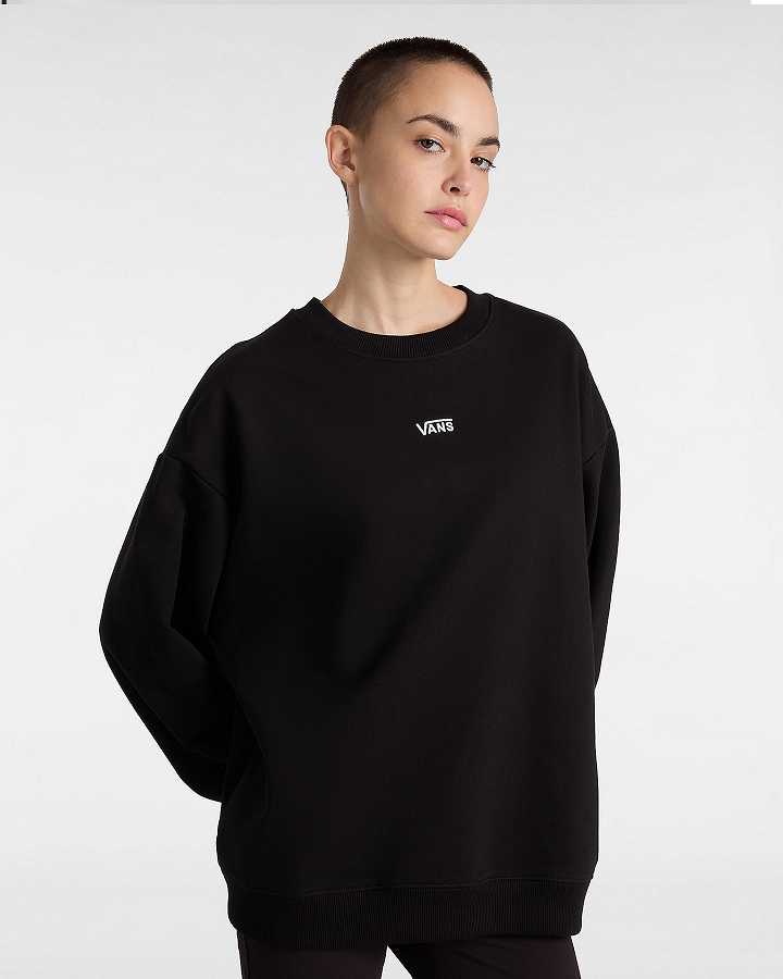 Black Women Vans Flying V Sweater Canada | VN7609381