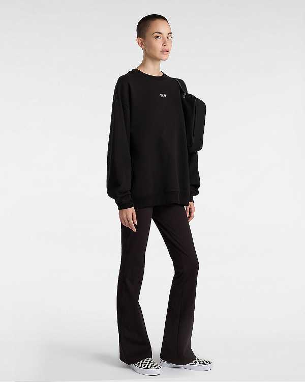 Black Women Vans Flying V Sweater Canada | VN7609381