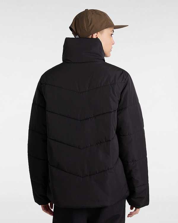 Black Women Vans Foundry MTE Puffer Jacket Canada | VN3261087