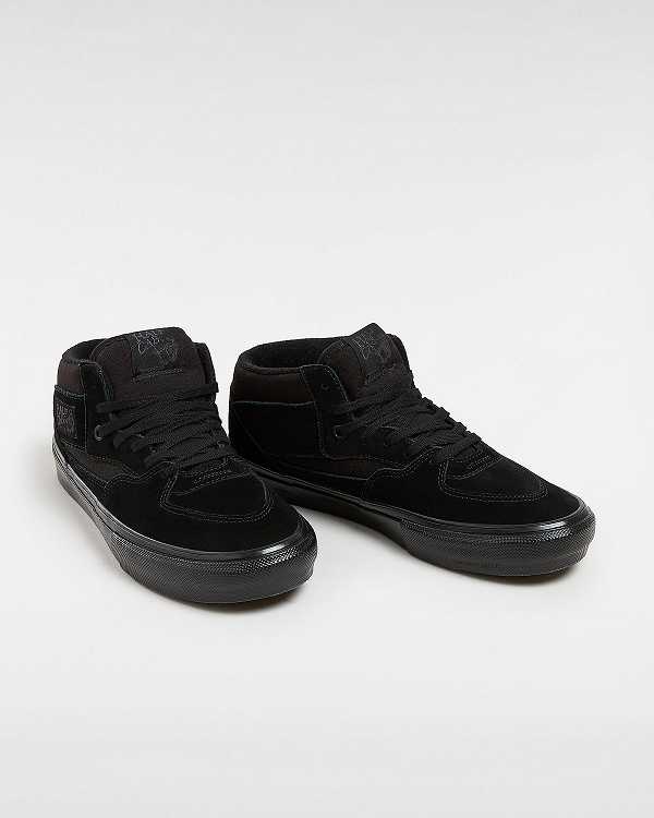 Black Women Vans Half Cab Skate Shoes Canada | VN8710592