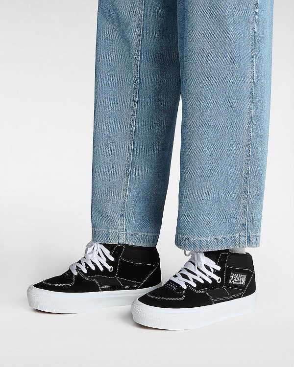 Black Women Vans Half Cab Skate Shoes Canada | VN8306547