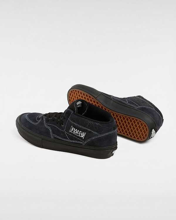 Black Women Vans Half Cab Web Skate Shoes Canada | VN4073192