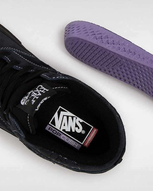 Black Women Vans Half Cab Web Skate Shoes Canada | VN4073192