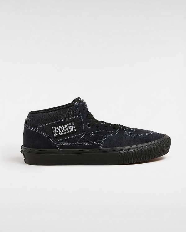 Black Women Vans Half Cab Web Skate Shoes Canada | VN4073192